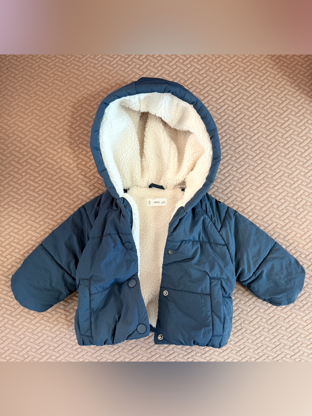 Mango baby Sherpa-Lined Jacket 3-6 M
